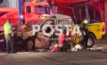 Choque de patrullas deja a tres policías heridos en Monterrey