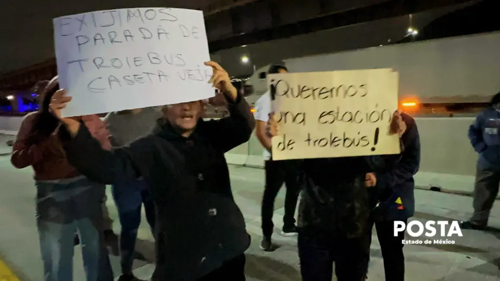 Protesta en Chalco: exigen puente peatonal y advierten bloqueo en la México-Puebla