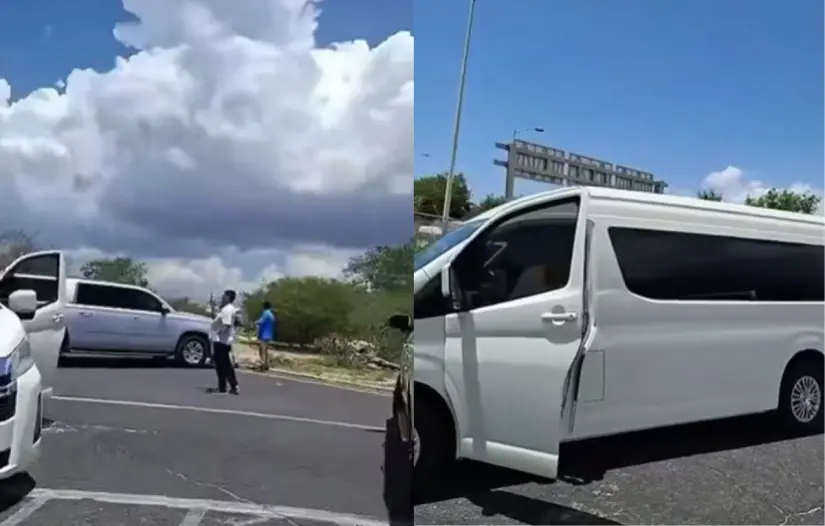 La vía de cuota se convirtió en ruta alterna para los pasajeros durante la protesta. Foto: Facebook / SOS Rotativo