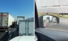 Se restablece circulación en carretera Saltillo-Monterrey, advierten carga vehicular