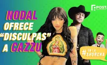 Nodal le pide “disculpas” a Cazzu públicamente tras su matrimonio con Ángela Aguilar