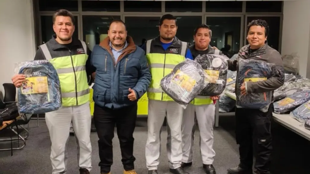 Sindicato de Audi regala a técnicos mochilas del Día del Padre 2 meses después