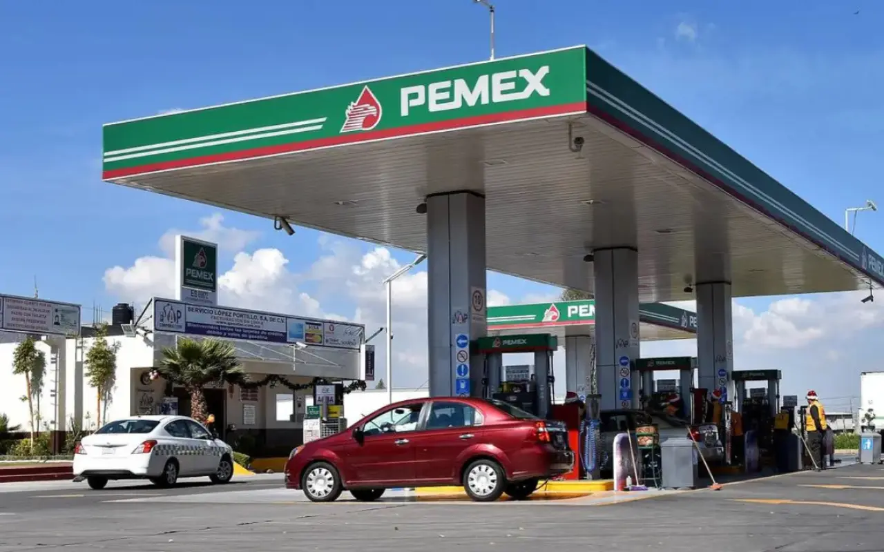 Gasolinera de Pemex. Foto: Pemex