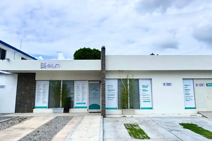 Clínica Bellum ubicada en Ciudad Madero. Foto: Axel Hassel