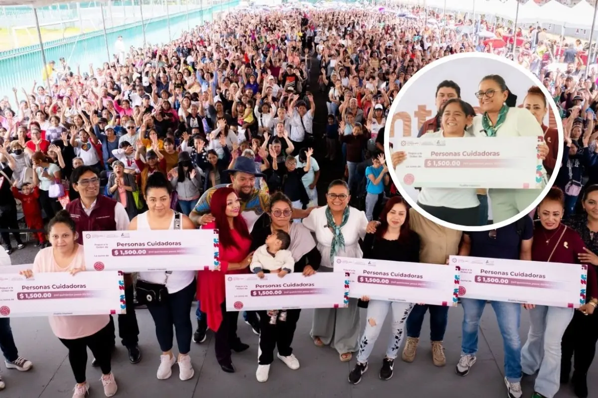 Apoyos económicos de cuidadoras en CDMX. Foto: Alcaldía Iztapalapa l Canva