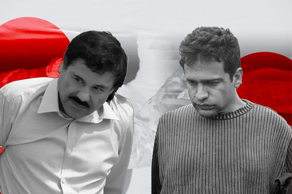 El Chapo Guzmán e Israel Vallarta. Foto: Sheila Gutiérrez