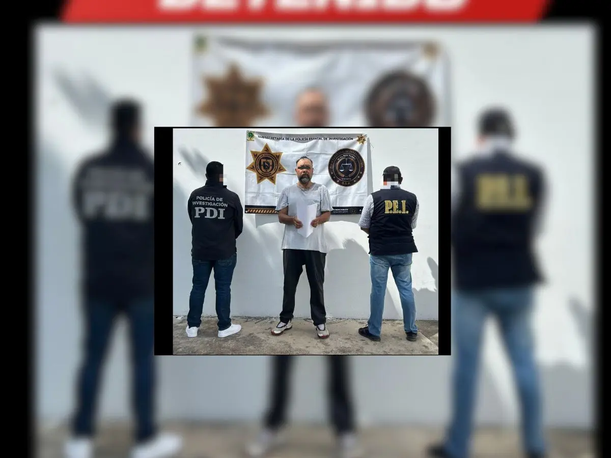 Un sujeto quien se encontraba prófugo de la justicia de CDMX desde el año 2016, fue detenido en Yucatán por agentes de la SSP, en coordinación con elementos de la FGE y sus homólogos capitalinos.- Fuente SSP