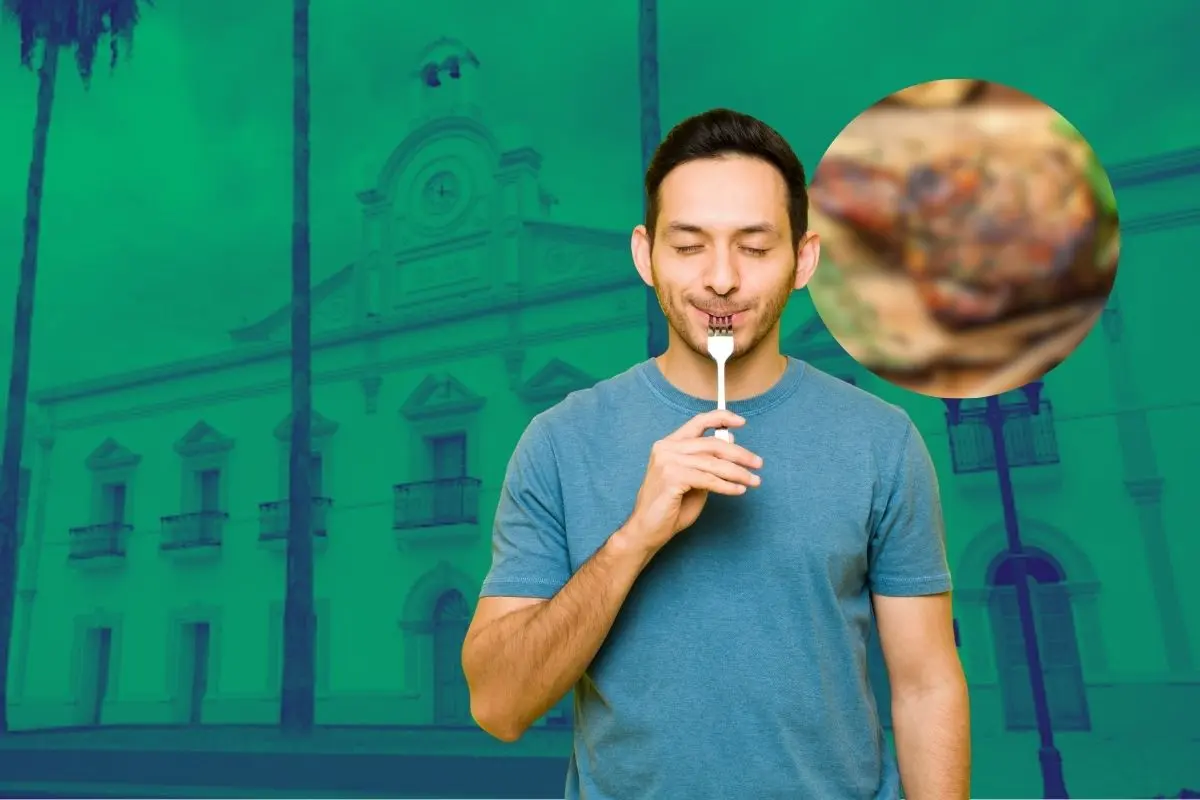 Hombre con un tenedero en la boca Foto: Canva