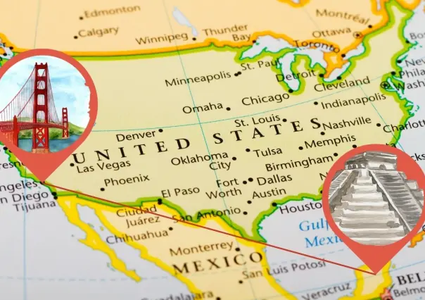 De Mérida a California: distancia en línea recta con el estado de EE.UU. con más migrantes yucatecos