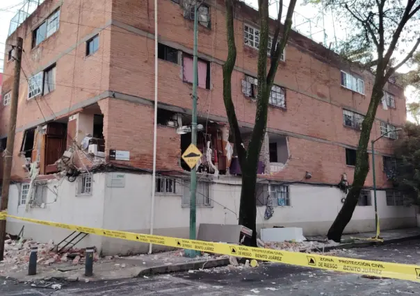 VIDEO | Explosión por acumulación de gas en Benito Juárez deja 4 lesionados y más de 80 evacuados