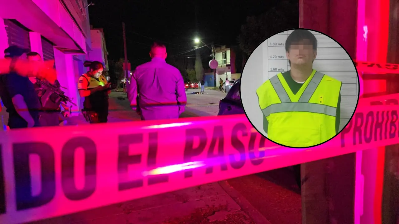 Las autoridades informan sobre la captura del presunto responsable de la muerte de un hombre. Foto: Especial.