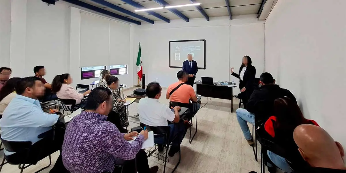 EU capacita a Fiscalía de Puebla para localizar prófugos de la justicia. Foto: Fiscalía General del Estado de Puebla