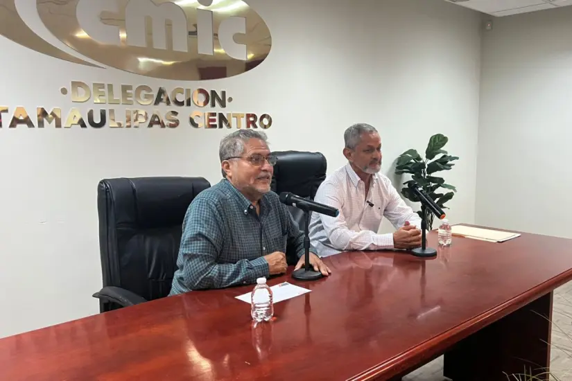 La Cámara Mexicana de la Industria de la Construcción en la zona centro de Tamaulipas respaldó al empresario ante los señalamientos. Foto: Ramón Sánchez