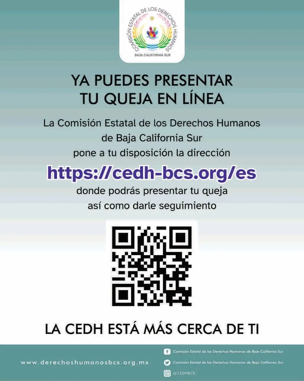 Foto: Comisión Estatal de los Derechos Humanos de Baja California Sur / Facebook.