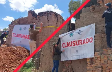 Derriban ladrillera de Durango que llenaba de humo el nuevo Hospital del Niño y alrededores