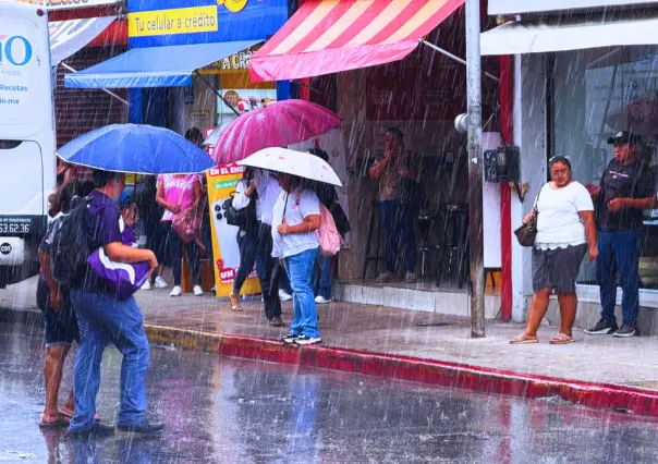 Fin de semana con fuertes lluvias en Yucatán por cercanía de ondas tropicales