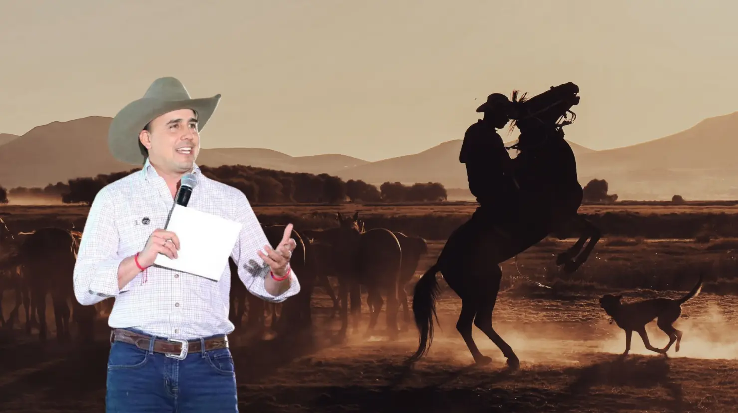 El gobernador Manolo Jiménez presentó el Rodeo Fest. (Fotografía: Gobierno de Coahuila | Canva)