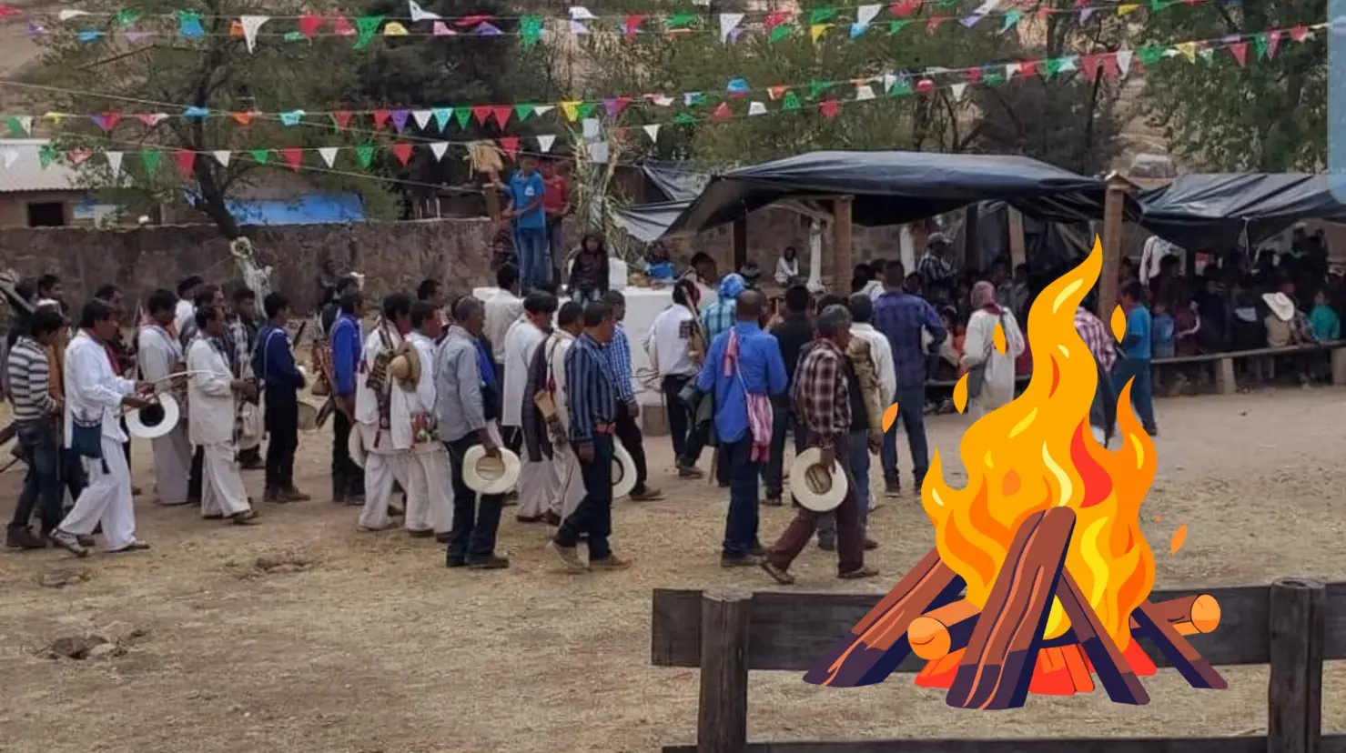 Los Tepehuanos o O dam tienen un ritual de danzas para pedir a las deidades una buena cosecha. Foto: Zonaindigena Somostodos.