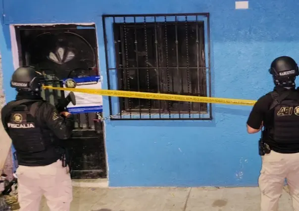 Cateo termina con aseguramiento de armas y drogas en Apodaca