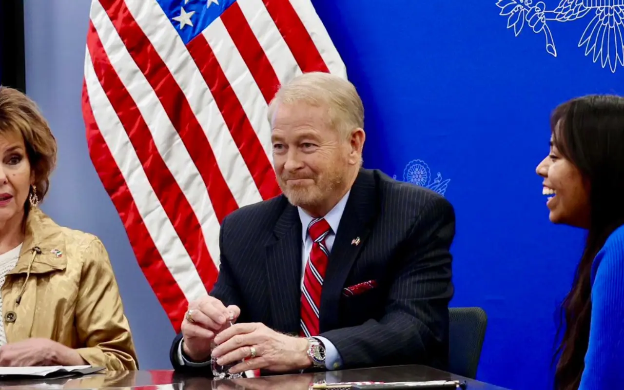 Ronald Johnson. Foto: X (@USAmbMex)
