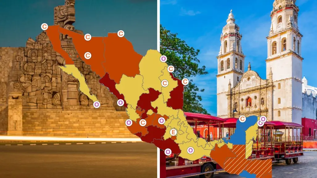 Yucatán y Campeche libran la alerta de Estados Unidos, pero un dato del Inegi señala lo contrario