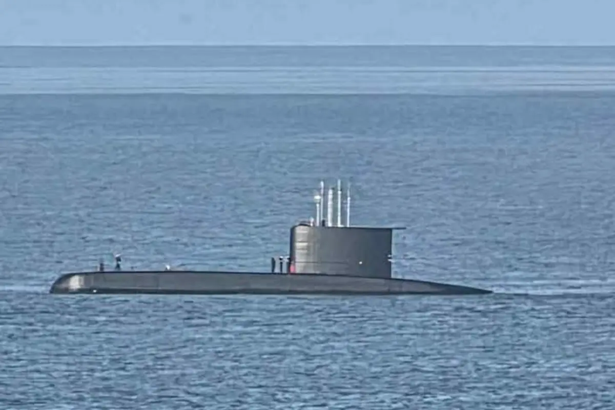 Submarino en playas de Puerto Vallarta, Jalisco Foto: X(Twitter) @Ramiro_Escoto
