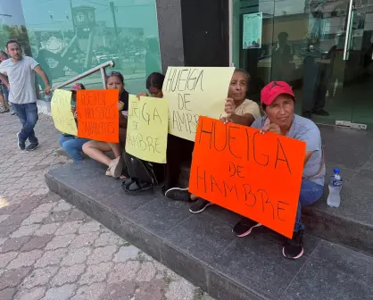 Huelga de hambre afuera de la presidencia de Ciudad Madero; exigen libertad de rodanteros arrestados