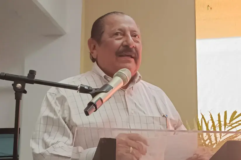 Arnulfo Rodríguez Treviño, dirigente de la Sección 30 del SNTE en Tamaulipas. Foto: Ramón Sánchez