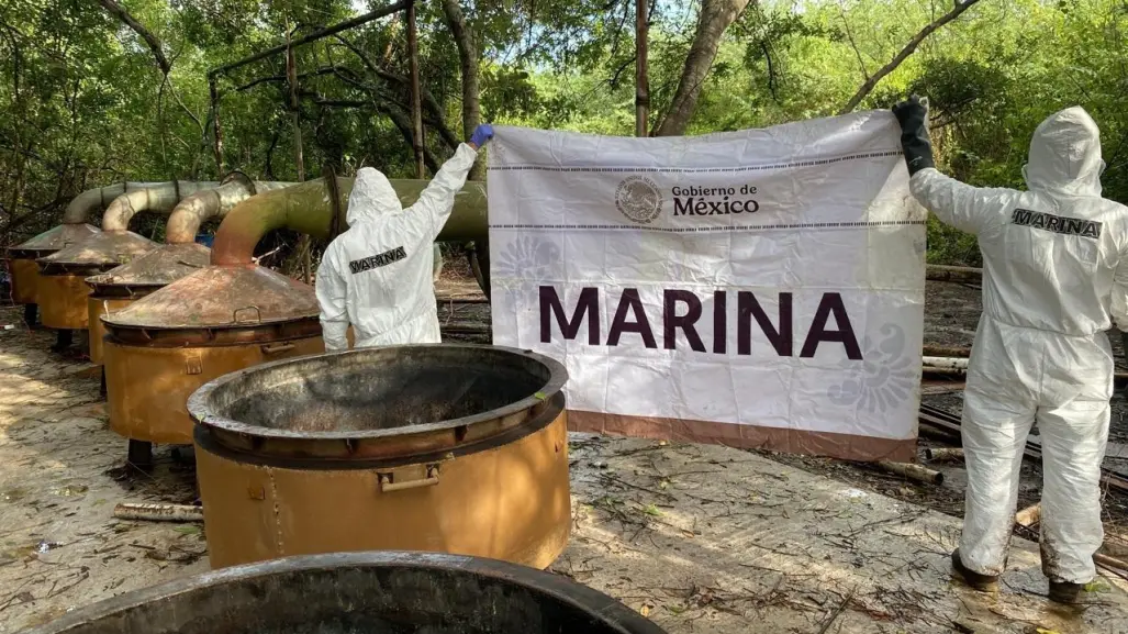 Desmantelan laboratorio de clandestino y aseguran más de 12 toneladas de droga en Nayarit