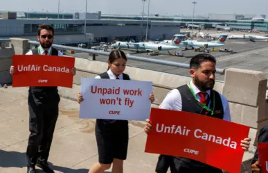 Air Canada cancela miles de viajes por huelga de auxiliares de vuelo