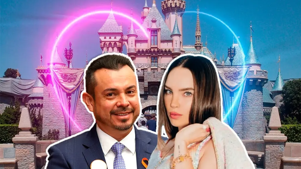 Belinda festeja su cumpleaños 36 en Disney con El Choco; así se les vio