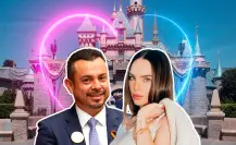 Belinda festeja su cumpleaños 36 en Disney con El Choco; así se les vio