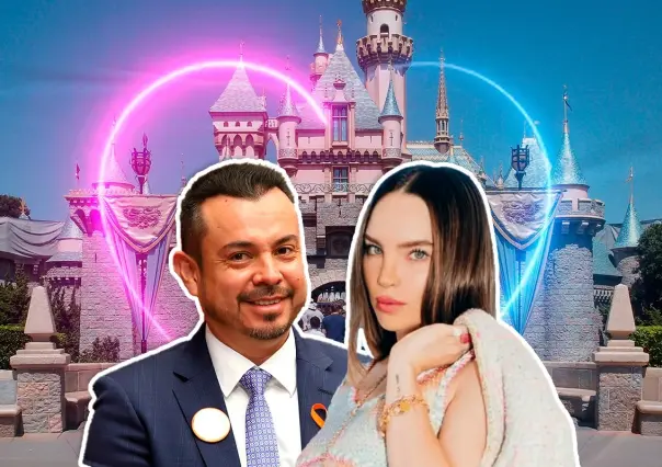 Belinda festeja su cumpleaños 36 en Disney con El Choco; así se les vio