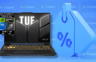 Coppel tiene esta laptop gamer Asus color negro con el 40% de descuento