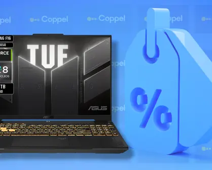 Coppel tiene esta laptop gamer Asus color negro con el 40% de descuento