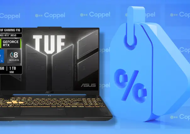 Coppel tiene esta laptop gamer Asus color negro con el 40% de descuento