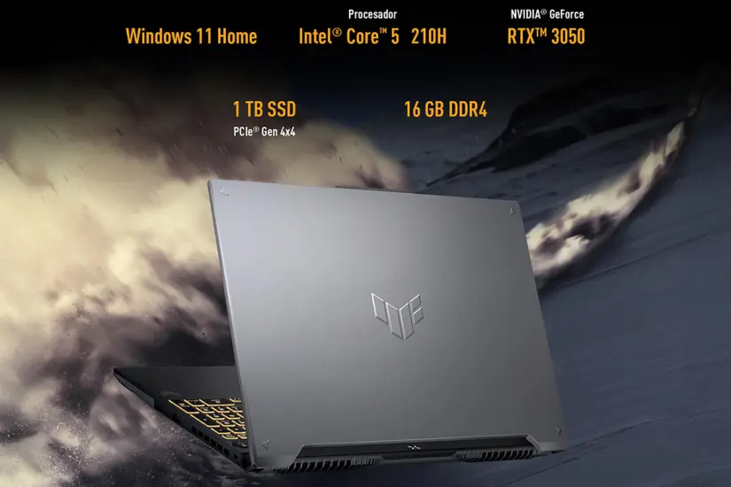 Coppel ofrece la laptop gamer Asus en color negro que brinda productividad y potencia para destacar en este regreso a clases. Foto: Canva