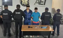 Arrestan a dos venezolanos por robos con extorsión en San Pedro, les aseguran arma y droga