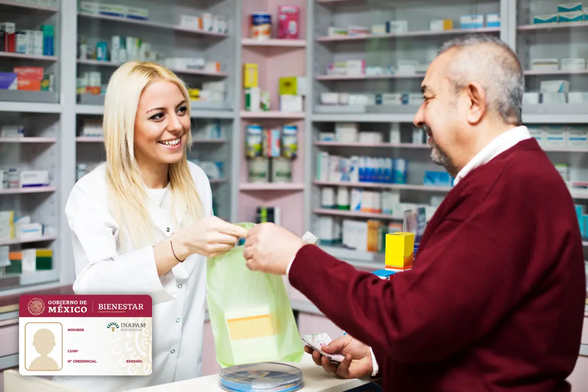La credencial del INAPAM otorga descuentos en farmacias para los adultos mayores. Foto: Canva | INAPAM