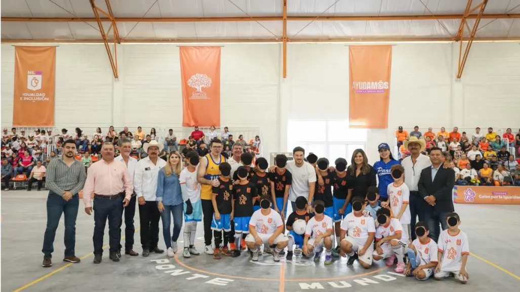 Inauguran multideportivo en Cerralvo rumbo a al Mundial 2026