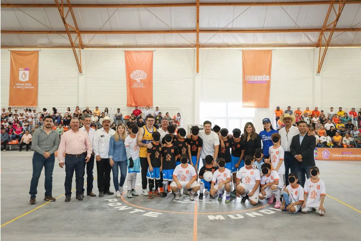 Cerralvo se sumó a esta estrategia con la inauguración de un nuevo Espacio Polivalente Multideportivo. Foto: Gobierno de Nuevo León