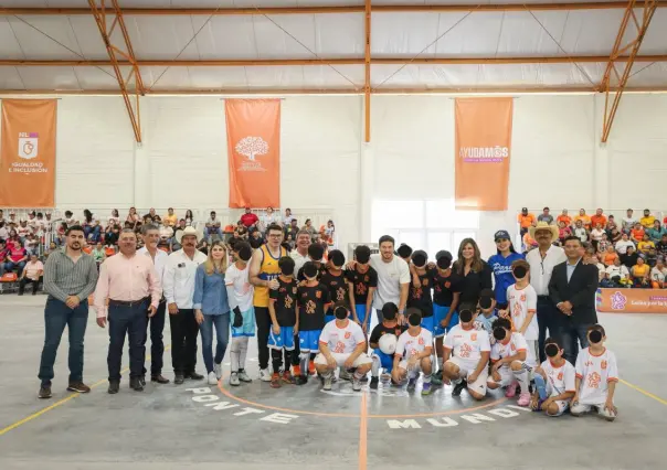 Inauguran multideportivo en Cerralvo rumbo a al Mundial 2026