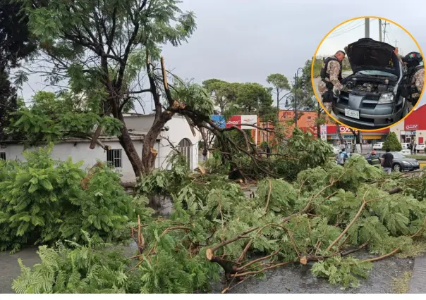 Lluvias en Saltillo y Ramos Arizpe causan cierre de vialidades y reacción de autoridades
