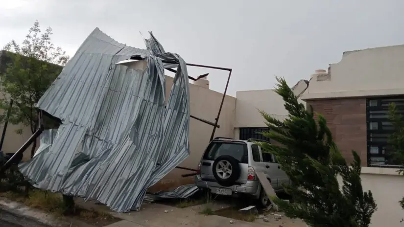 Tanto en Saltillo como en Ramos Arizpe, las brigadas municipales trabajan de manera coordinada para retirar árboles caídos, reparar infraestructura dañada y apoyar a los ciudadanos afectados./Foto: NotiRamos
