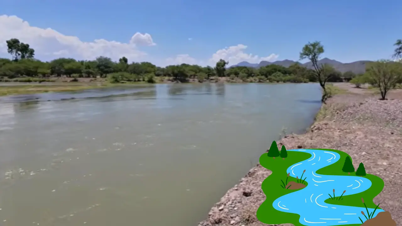 El río Nazas se alimenta de varios ríos y arroyos de la sierra de Durango. Foto: Especial.