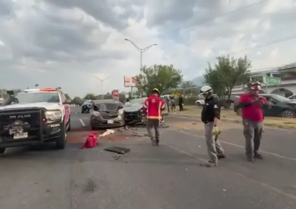 Accidente múltiple en Carretera Nacional deja varios lesionados en Santiago