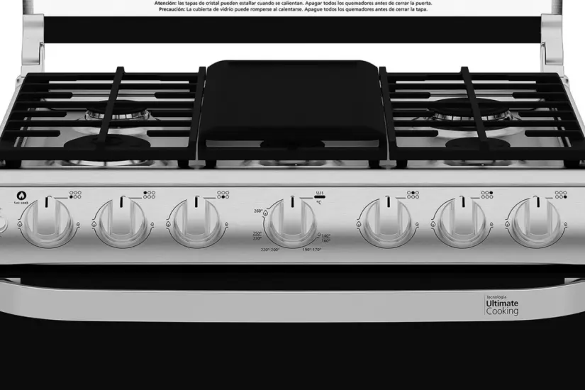 Con gran capacidad y un diseño que destaca, la estufa Mabe de piso con 6 quemadores eleva el nivel de tu cocina. Foto: Canva / Coppel