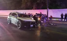 Detienen a hombre tras persecución y choque con patrulla en San Pedro Garza García