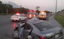 Muere mujer y acompañante resulta lesionado tras accidente en Guadalupe
