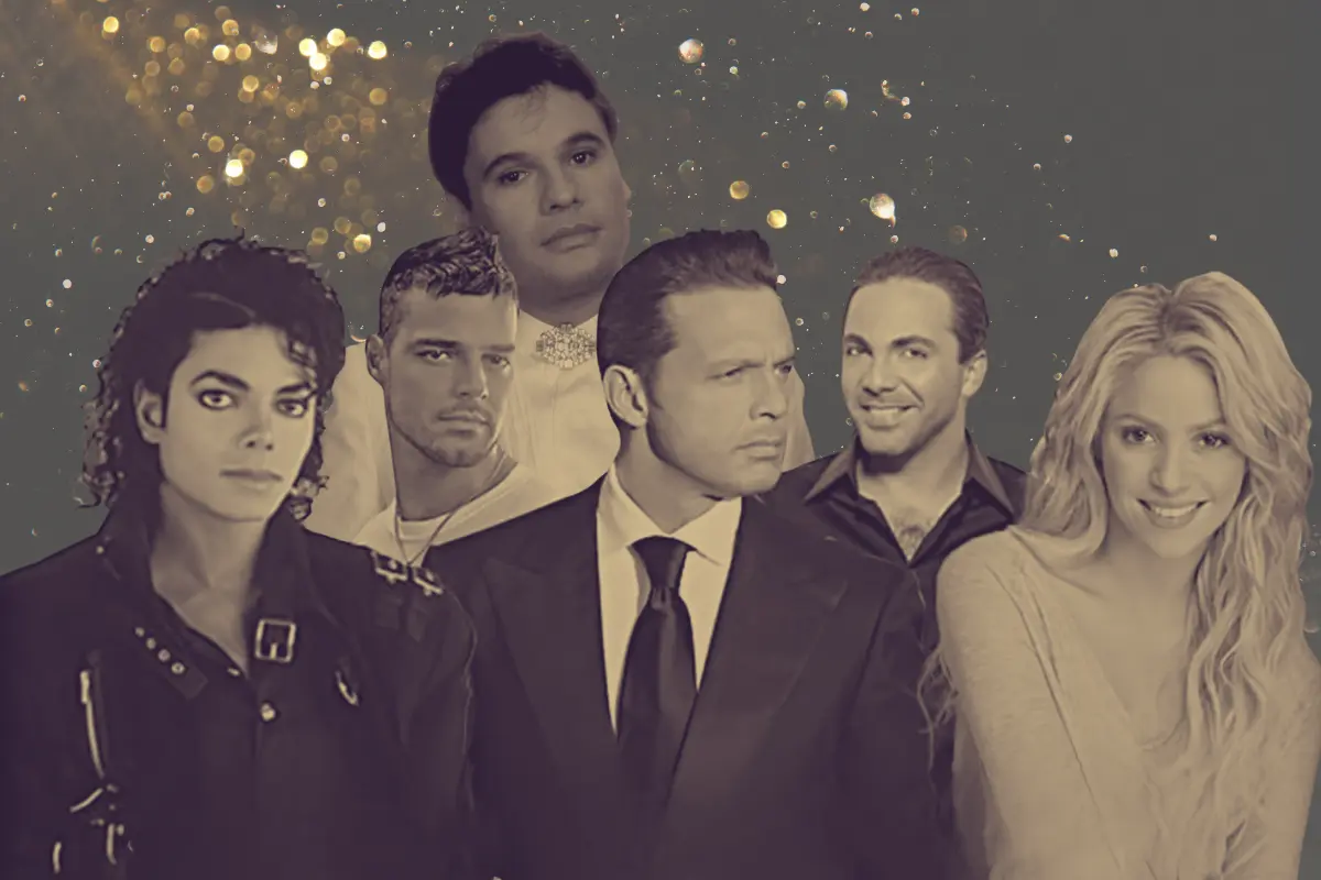Juan Gabriel, Michael Jackson y Luis Miguel (Foto: Youtube, Michael Jackson & Friends Todo Para Ti  / Canva)